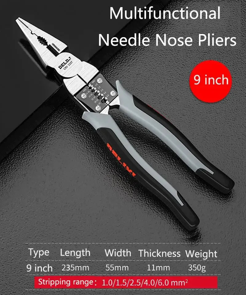 Multi-Functional Alicate Pliers – Diagonal & Needle Nose Wire Cutters UK