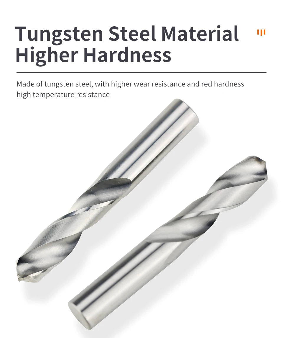 Solid Tungsten Carbide CNC Drill Bits Set (1.0–20mm)