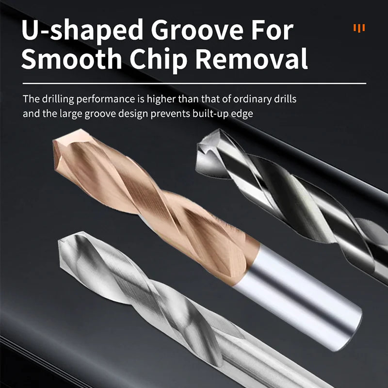 Solid Tungsten Carbide CNC Drill Bits Set (1.0–20mm)