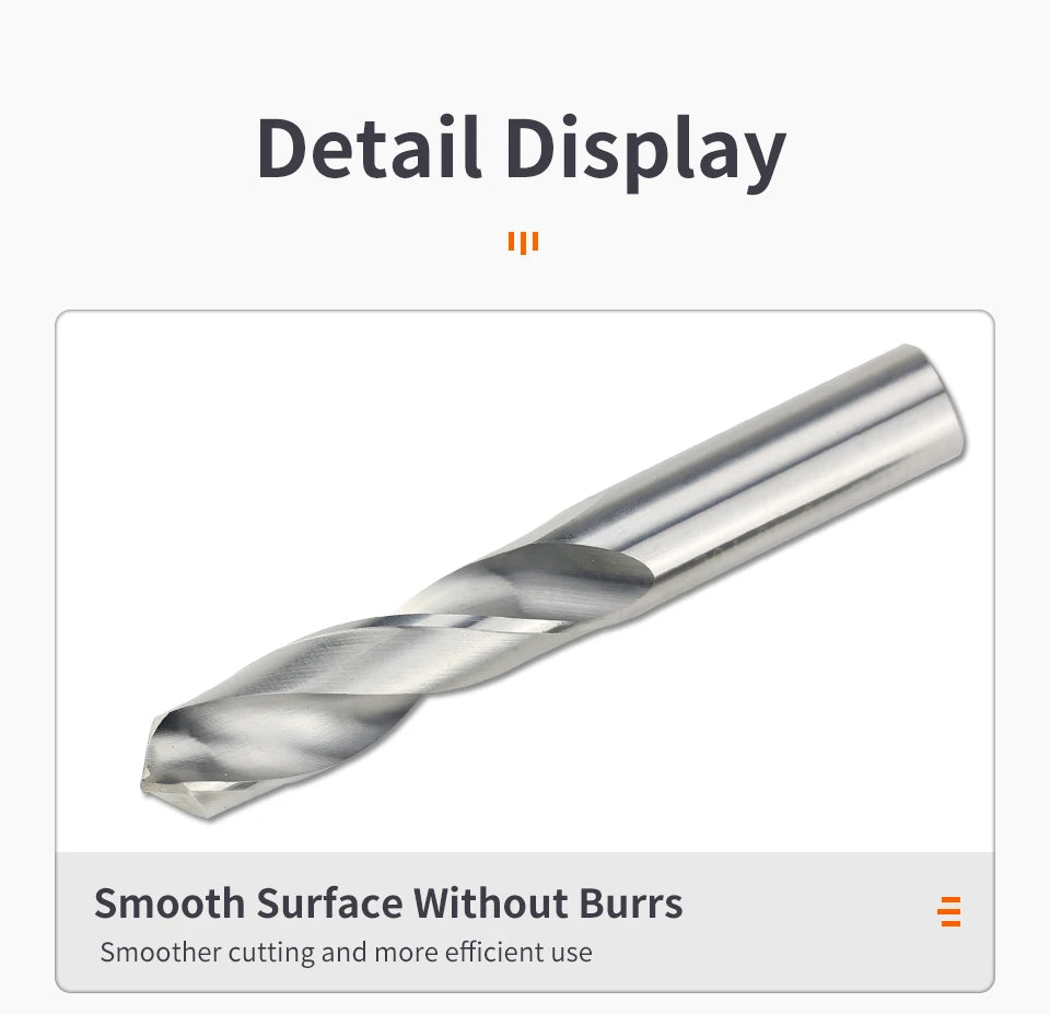 Solid Tungsten Carbide CNC Drill Bits Set (1.0–20mm)