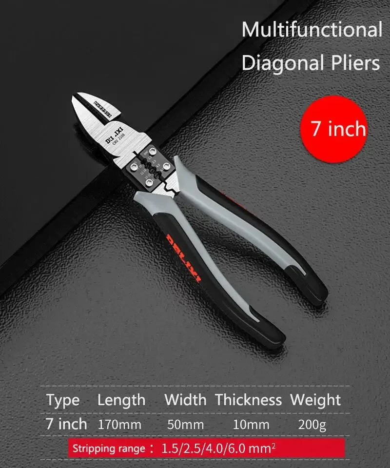Multi-Functional Alicate Pliers – Diagonal & Needle Nose Wire Cutters UK