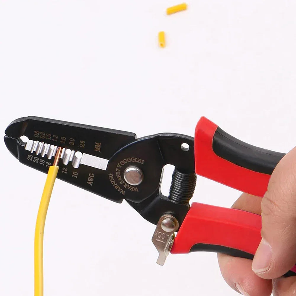 Wire Cutter Stripper Crimper Tool – Cable Stripping & Wiring Pliers