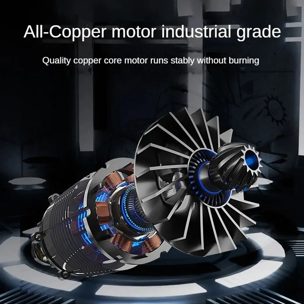 1000Nm 1/2" Cordless Electric Impact Wrench Drill Gun Ratchet Driver Includes 2 Battery, Charger and Kit Bag