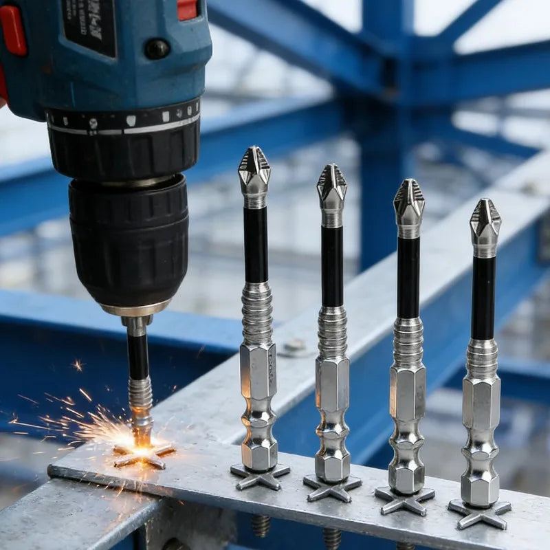25/50/65/70/90/150mm K5 Magnetic Screwdriver Drill Bit Phillip Head Impact Driver Electric Screwdriver Non-slip Resistant Drills