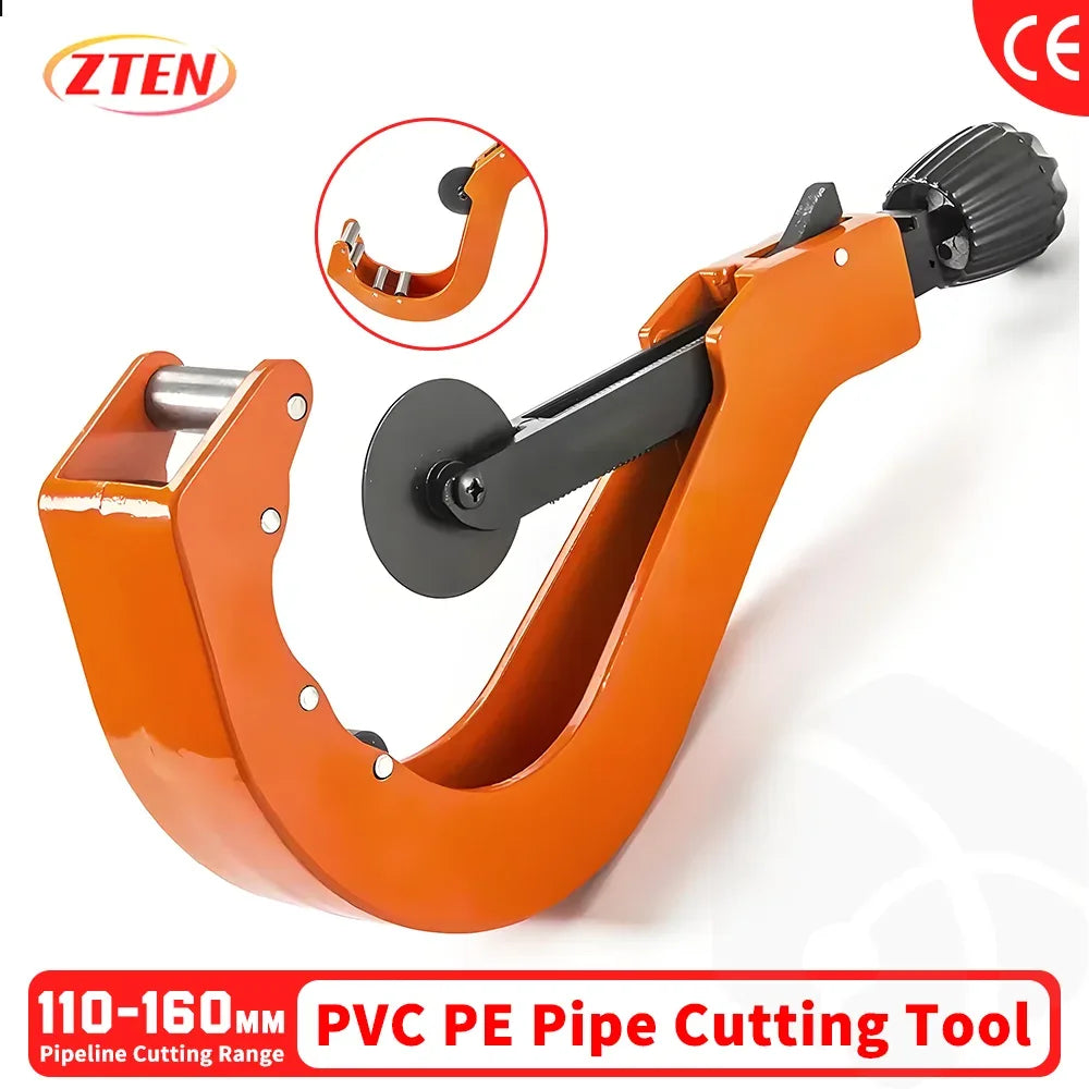 PVC pipe cutter 50-200mm for plumbing UK