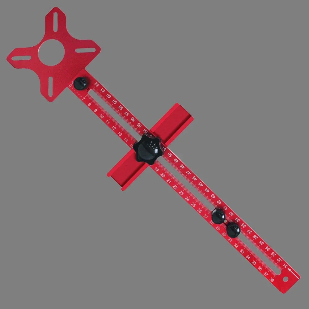 3 in 1 Router Milling Groove Bracket Woodworking Cutting and Milling Circular Auxiliary Tool Aluminum Router Circle Cutting Jig