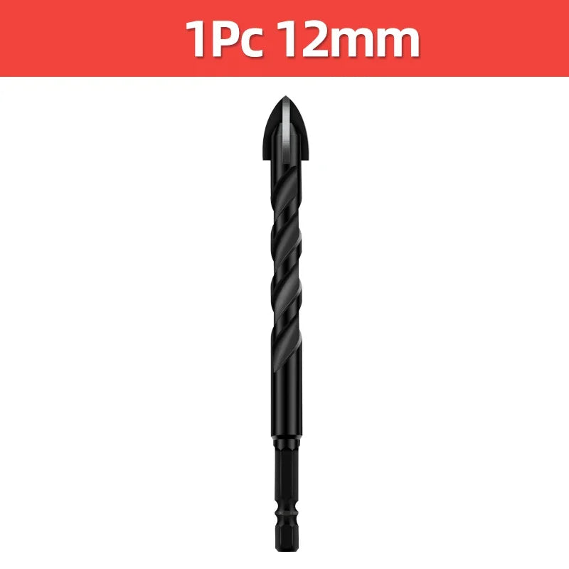 Tungsten Carbide Tile & Glass Drill Bit Set (3–12mm)