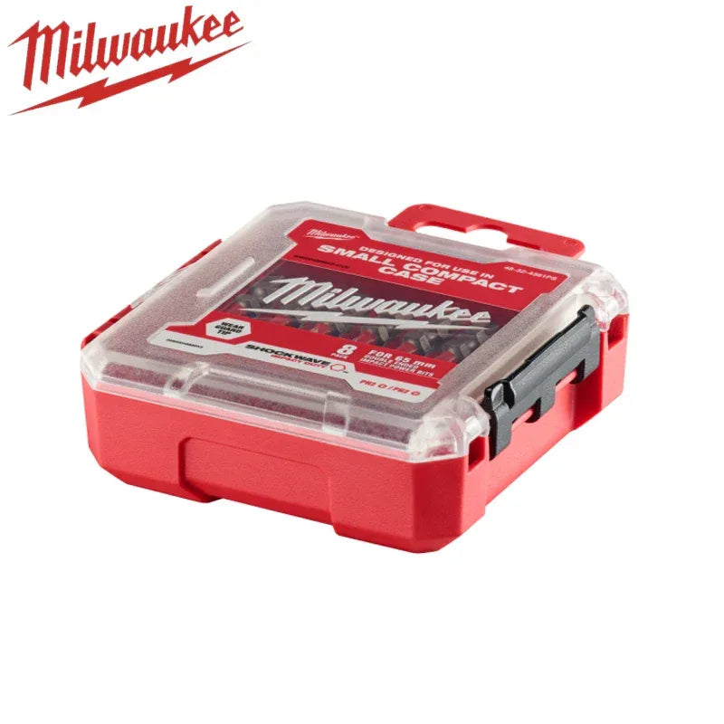 MILWAUKEE 48-32-4361PS SHOCKWAVE 8 Pieces Impact Duty 65MM PH2/PH2 Double Ended Power Drill Bits Impact Drill Accessories