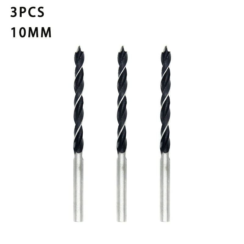 3/5pcs 3 4 5 6 7 8 10mm Quick Change Metal Tools 1/4" Hex Shank Wood HCS Drill Bit Set Round handle