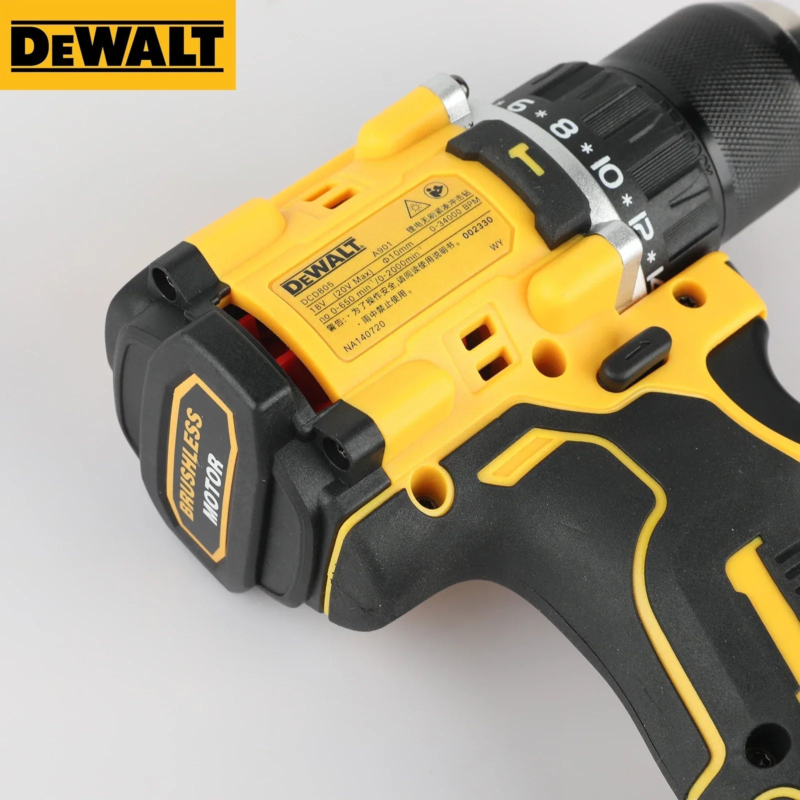 DEWALT DCD805 20V Brushless Impact Drill – Cordless Electric Screwdriver UK