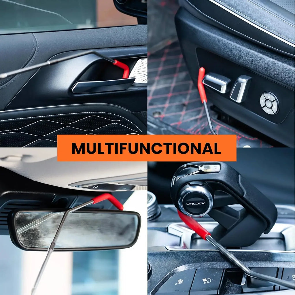 21/18PCS Car Door Tool Kit Inflatable Air Pump Auto Window Door Open Fixing Gripper Tools Long Reach Kits with Carrying Bag