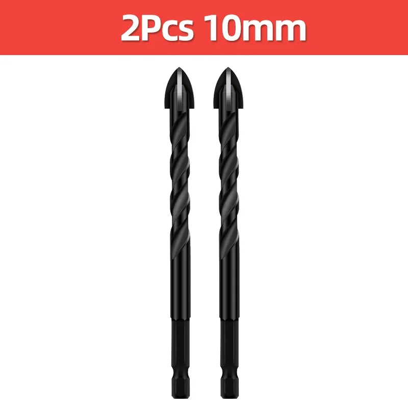 Tungsten Carbide Tile & Glass Drill Bit Set (3–12mm)