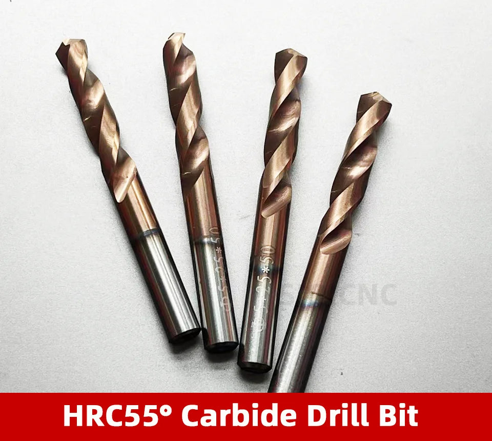 Solid Tungsten Carbide CNC Drill Bits Set (1.0–20mm)