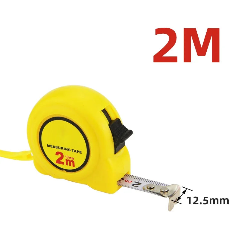 2M 3M 5M Tape Measure Metric Steel Measuring Ruler Distance Measuring Tool Meter Ruler Steel Tape Length Metal Measuring Tools