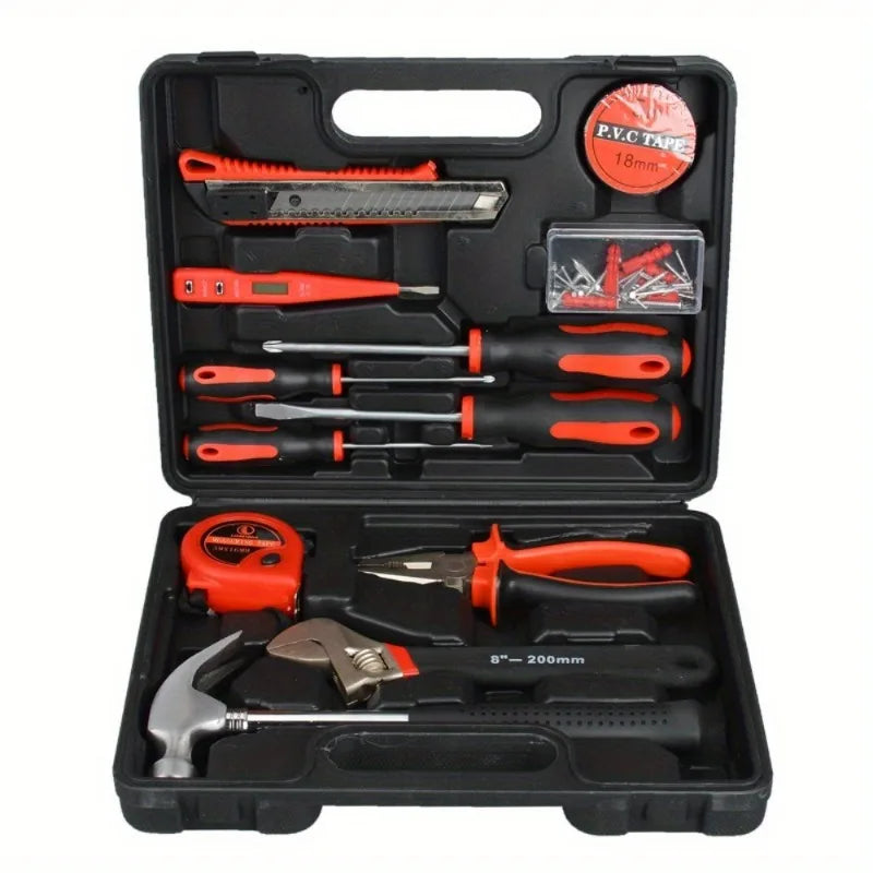 1 Set Household Hardware Tool Set Professional Maintenance Toolbox Auto Repair Luxury Set Storage Case