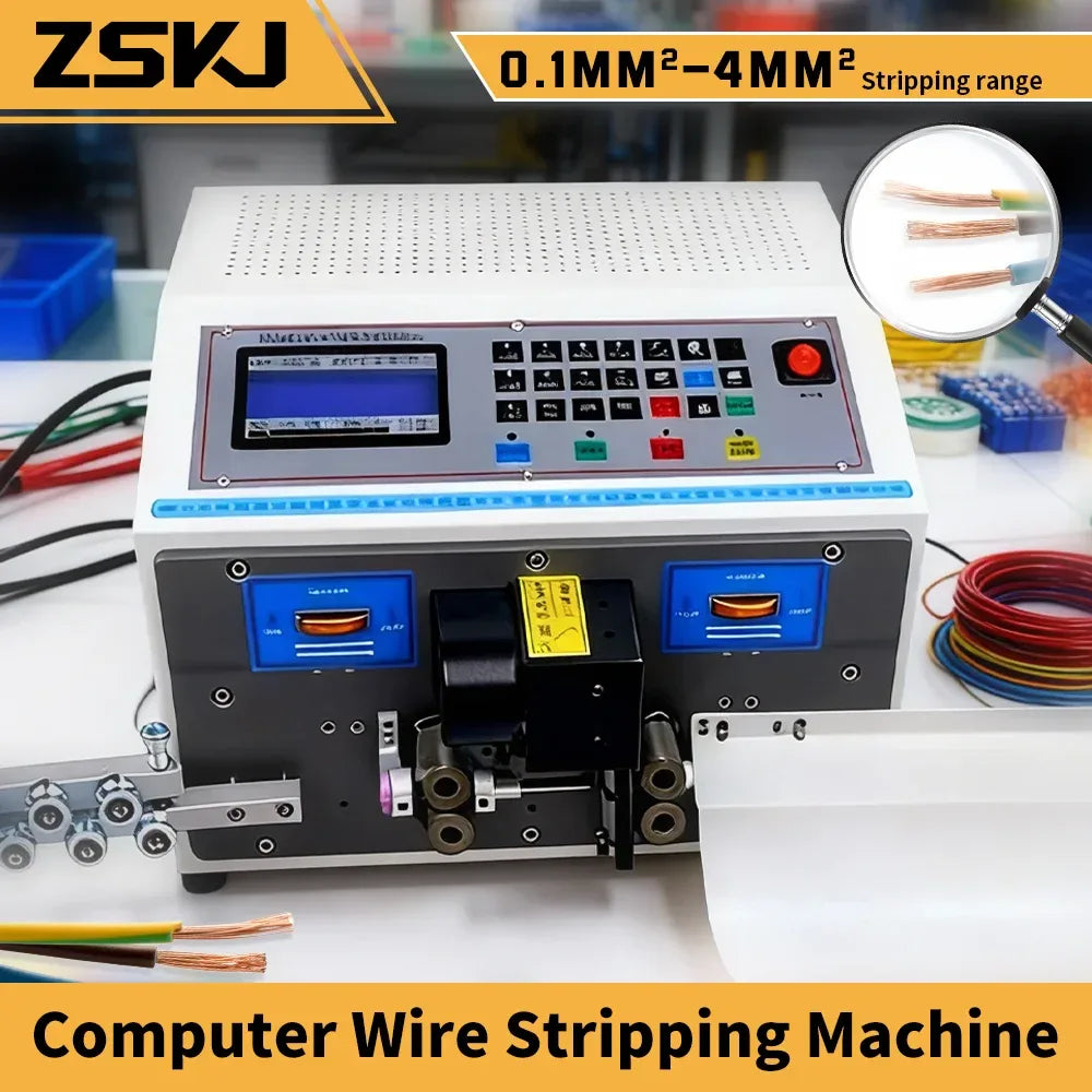 ZSKJ Automatic Wire Stripping Machine 0.1-4mm2 Intelligent Tool
