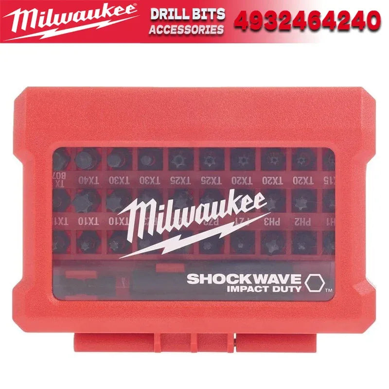 MILWAUKEE 4932464240 SHOCKWAVE 32PC Impact Duty Driver Bits Set for Power Drills