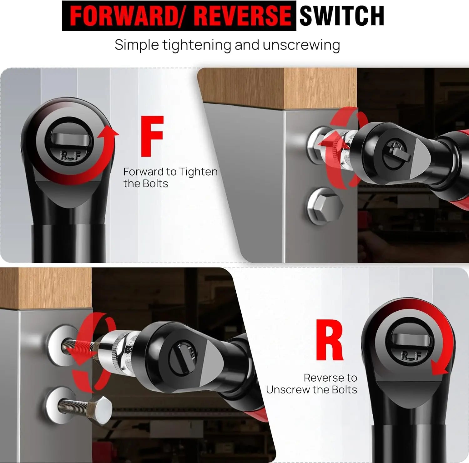 3/8" Extended Cordless Ratchet Wrench 12V Electric Ratchet Wrench,12V Power Ratchet Tool  for Table, Bike, DIY