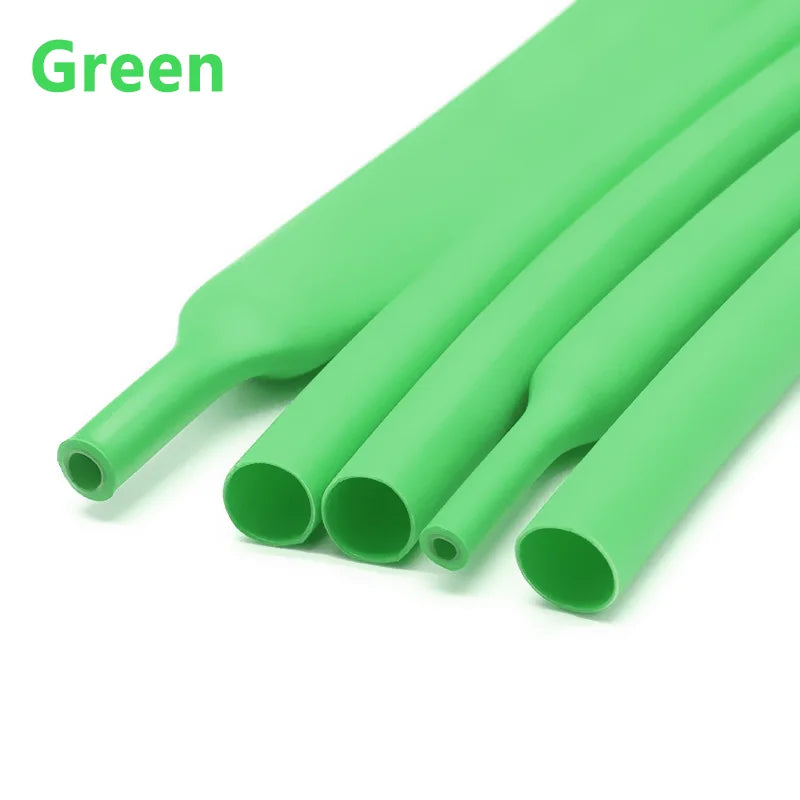 100 Meters/10M 3:1 Heat Shrink Tube Black with Glue Polyolefin Shrinking Assorted Ratio Adhesive Wire Cable Sleeving Tubing