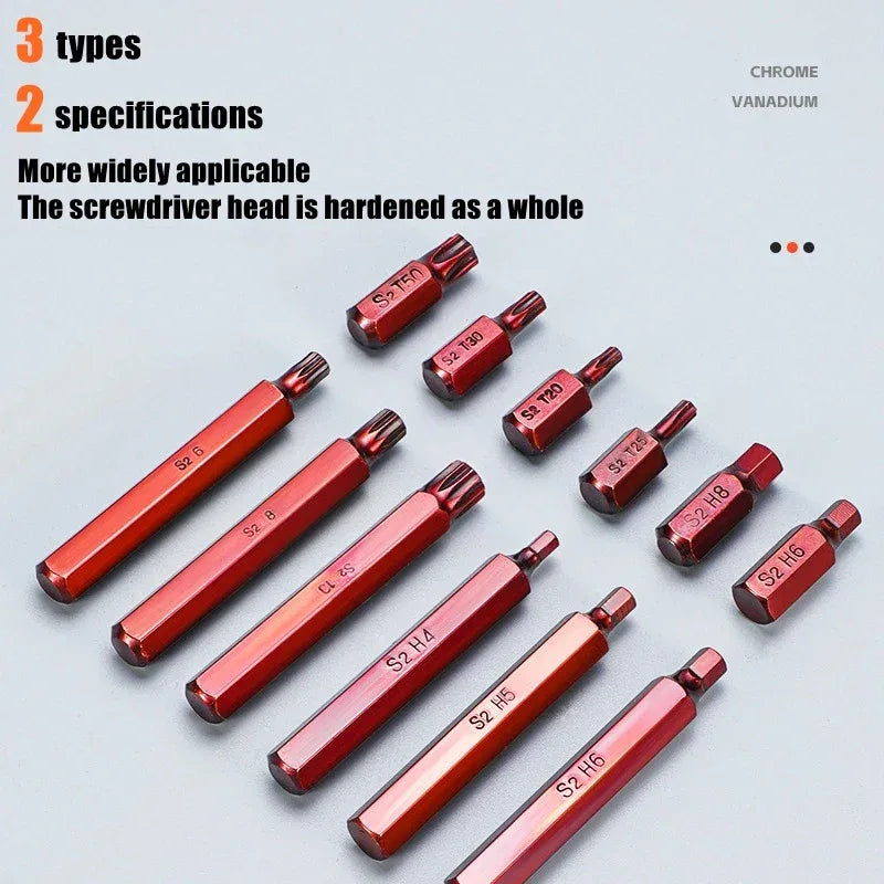 40pcs Torx Star Spline Hex Socket Bit Set Tool Kit Precision Screwdriver Bit Garage Equipment Auto Professional Repair Tools