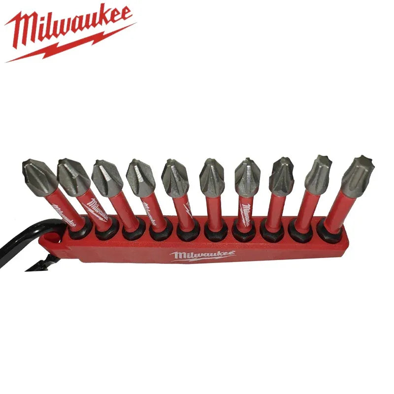 Milwaukee 4932492939 Shockwave Impact Duty Screwdriver Bit Carabiner Set 10PCS