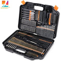 246Pcs HSS Bit combination Tool set Woodworking hole opener Twist drill Cement drill construction drill flat head drill sleeve