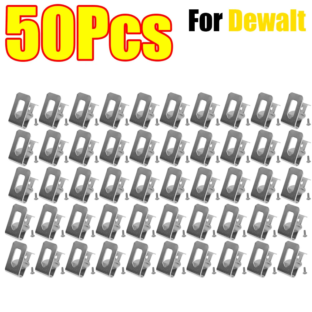 1-50Pcs Belt Clip Hook Bit Holder Screwdriver Holder for Makita/Dewalt/Milwaukee/Ryobi 18V 20V for Drills Impact Accessories