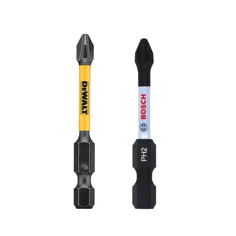 Impact Bits PH2 50/57mm – DEWALT, Makita, BOSCH & Milwaukee 2PCS HSS Drill Set