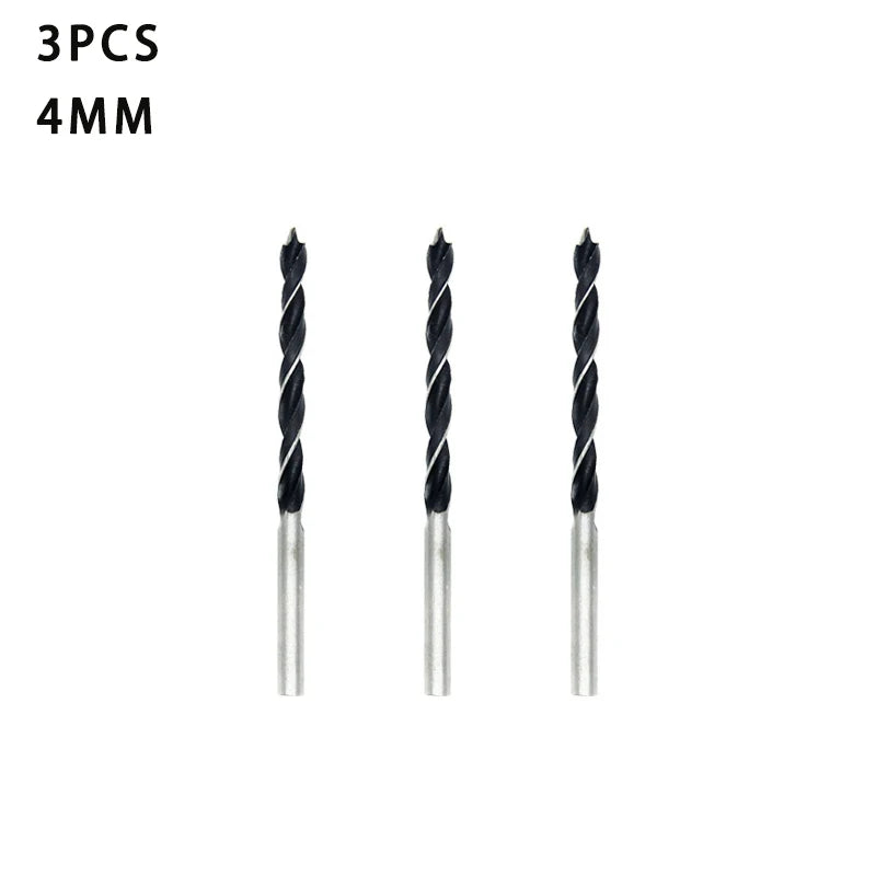 3/5pcs 3 4 5 6 7 8 10mm Quick Change Metal Tools 1/4" Hex Shank Wood HCS Drill Bit Set Round handle