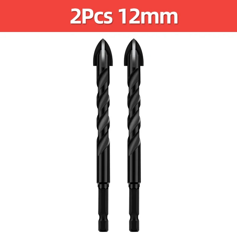 Tungsten Carbide Tile & Glass Drill Bit Set (3–12mm)