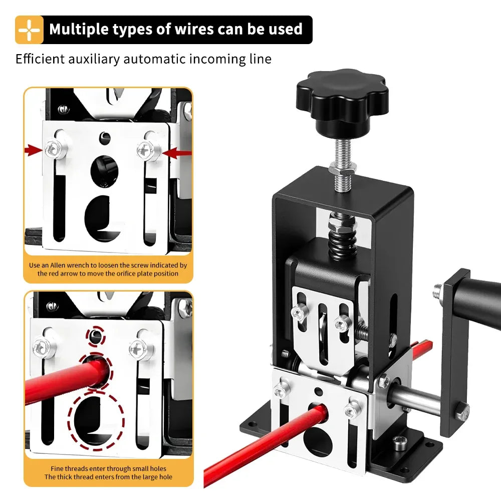 Manual Wire Stripper 1–70mm² – Portable Drill Powered Cable Stripping Tool