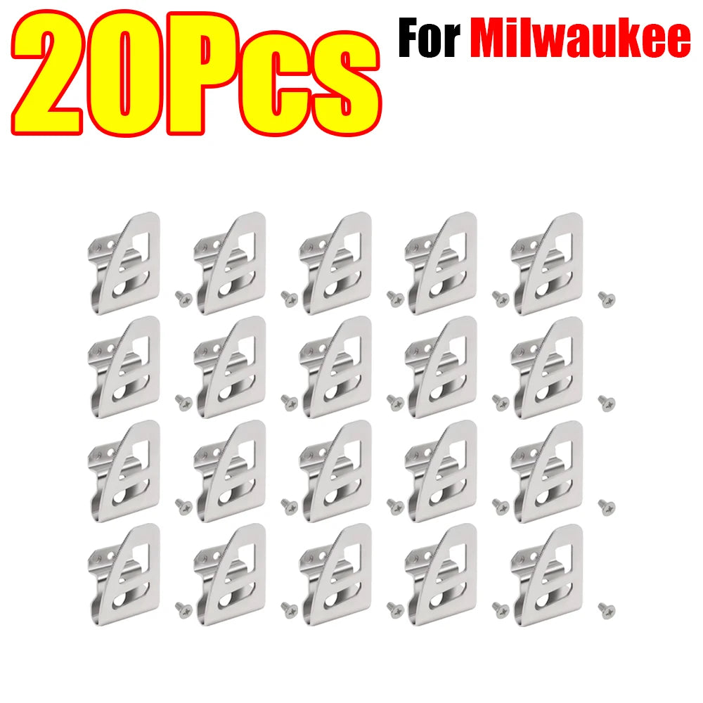 1-50Pcs Belt Clip Hook Bit Holder Screwdriver Holder for Makita/Dewalt/Milwaukee/Ryobi 18V 20V for Drills Impact Accessories