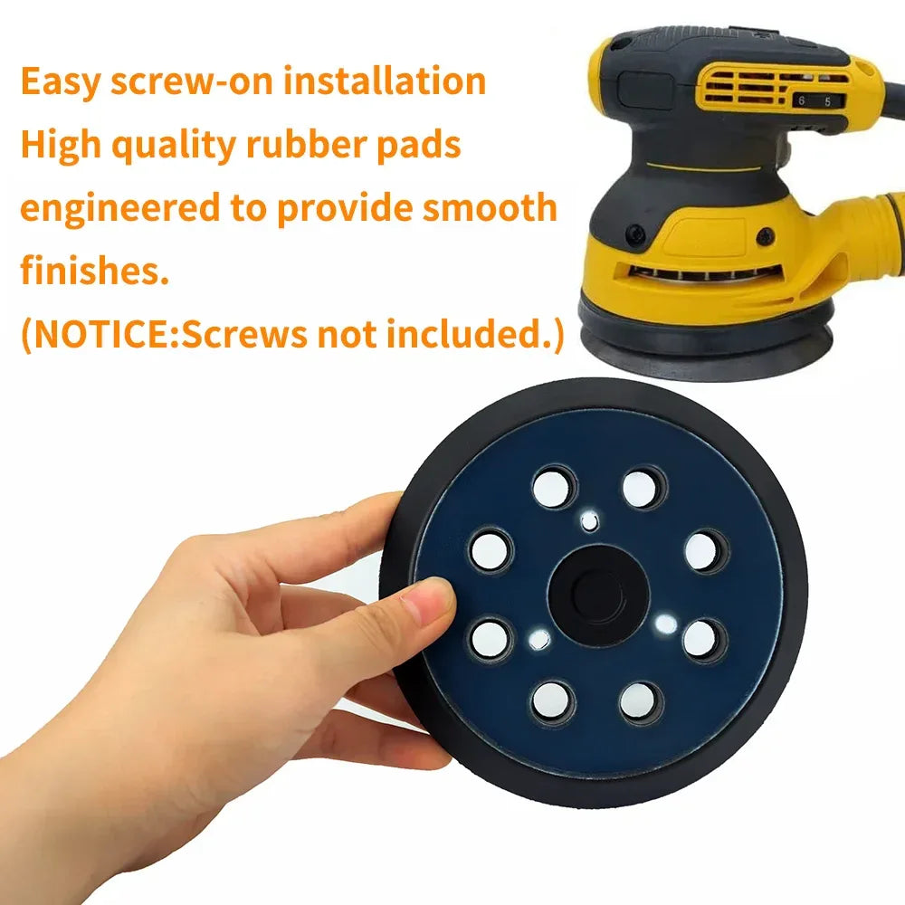 5-Inch 8-Hole Hook & Loop Sanding Pads – Replacement for DEWALT DW420/DW421/DW423/DW426 Orbital Sander