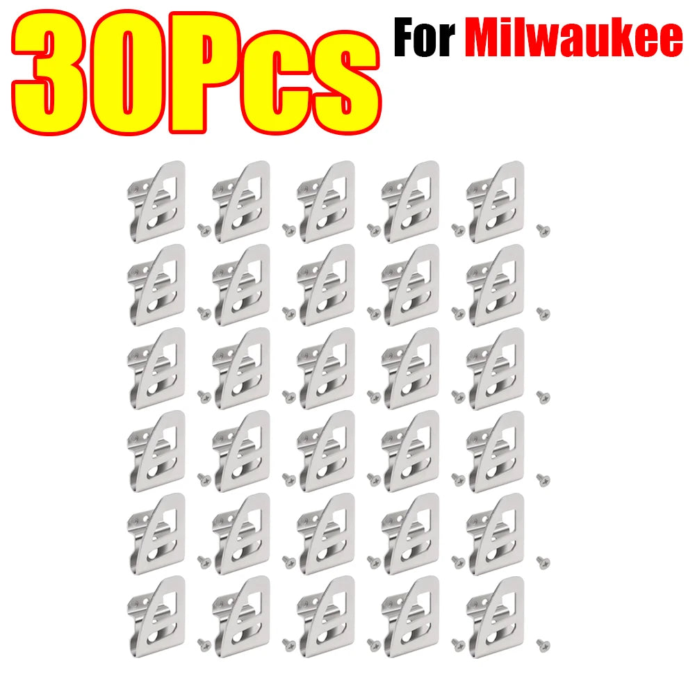 1-50Pcs Belt Clip Hook Bit Holder Screwdriver Holder for Makita/Dewalt/Milwaukee/Ryobi 18V 20V for Drills Impact Accessories