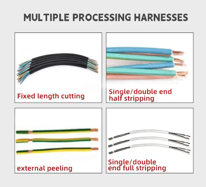 ZSKJ Automatic Wire Stripping Machine 0.1–4mm² Intelligent Cable Stripper Cutting & Peeling Tool for Electrical Use