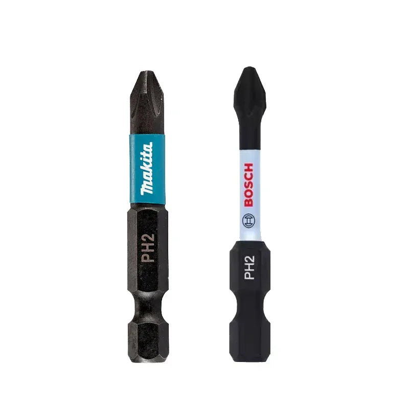 Impact Bits PH2 50/57mm – DEWALT, Makita, BOSCH & Milwaukee 2PCS HSS Drill Set