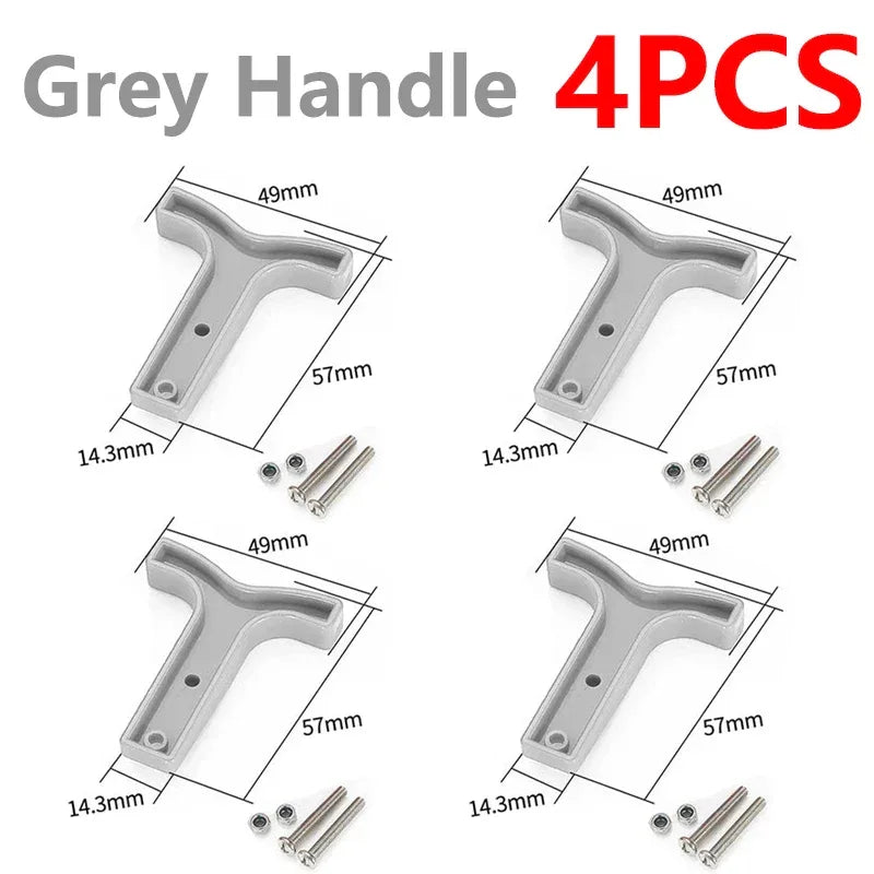 4Pcs/2Pairs Anderson Plug Connector 50A/120A Battery Charging Plug Anderson Connectors Plug High Current