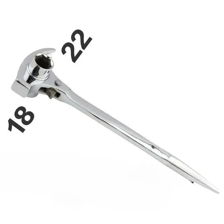 Multifunctional Hammer Wrench Ratchet Tool – Quick Release for Carpenters & Plumbers