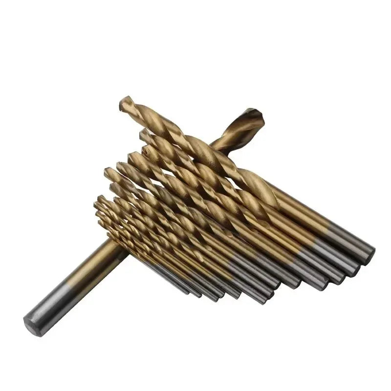 99PCS Titanium Coated High Speed Steel Twist Drill Bit 1.5-10 Combination Drill Set Hand Tools Power Parts Drill Bit Combination