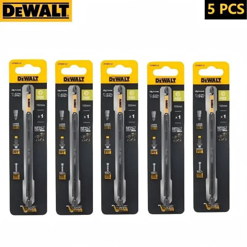 DEWALT DT7800-QZ PH2 FlexTorq Magnetic Bit – 152mm for Electric Drill & Driver