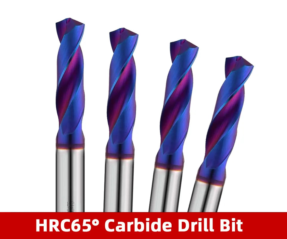 Solid Tungsten Carbide CNC Drill Bits Set (1.0–20mm)