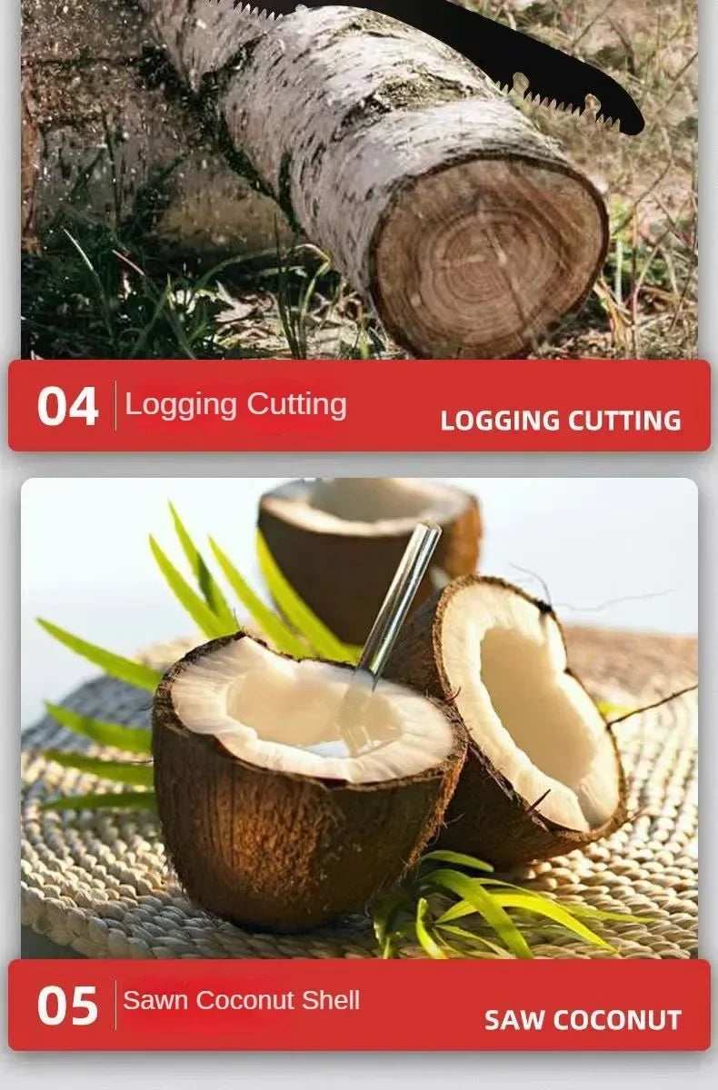 1PCS Multifunctional Folding Hand Saw Outdoor Logging Saw Woodworking Folding Portable Saw For Garden Pruner Gardening Tools