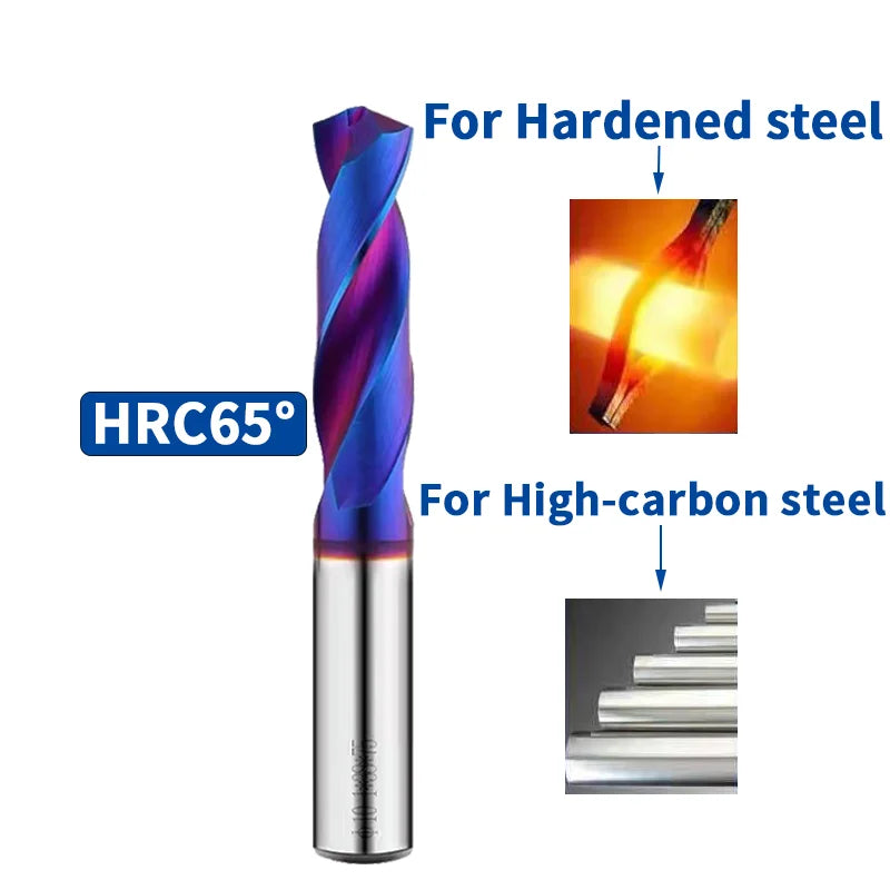 Solid Tungsten Carbide CNC Drill Bits Set (1.0–20mm)