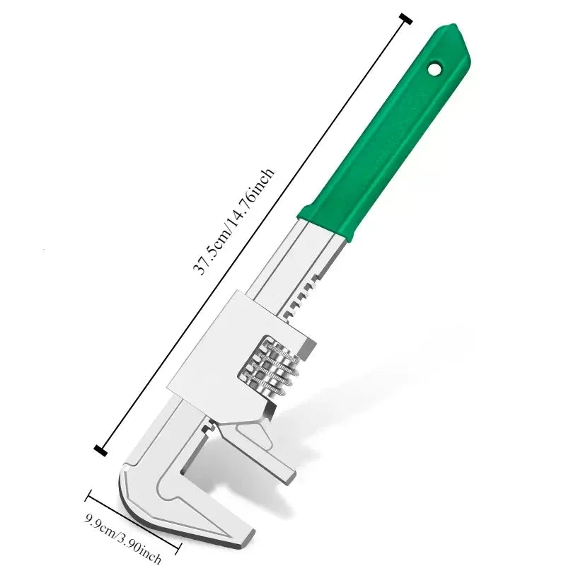 Adjustable Pipe Wrench Key Large Mouth  Plumbing Monkey Spanner Auto Sink Tube Wrenches Multifunctional F-Type