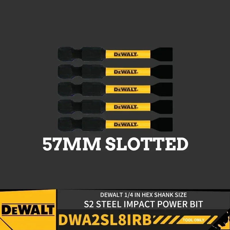 DEWALT Impact Power Bits – Phillips & Slotted 57/89/152mm