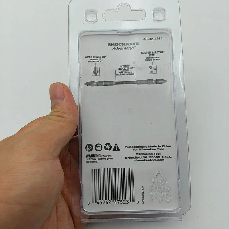 Milwaukee 48-32-4364 SHOCKWAVE PH2 110mm Impact Bits 10 Pack Double Ended