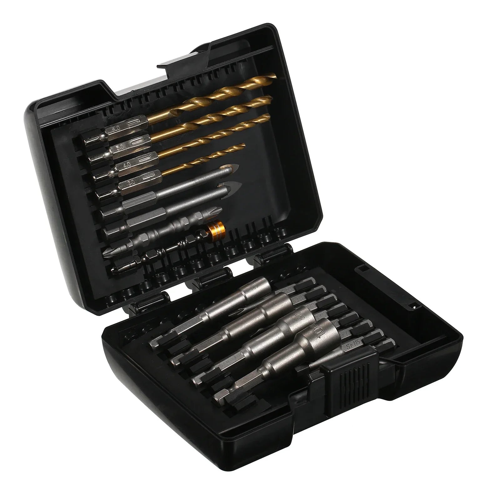 15PCS Drill Bit Set Screwdriver Bit Set Impact Driver Bit Set for Wood, Metal Steel and Security Screwdriver Bits for Power Tool