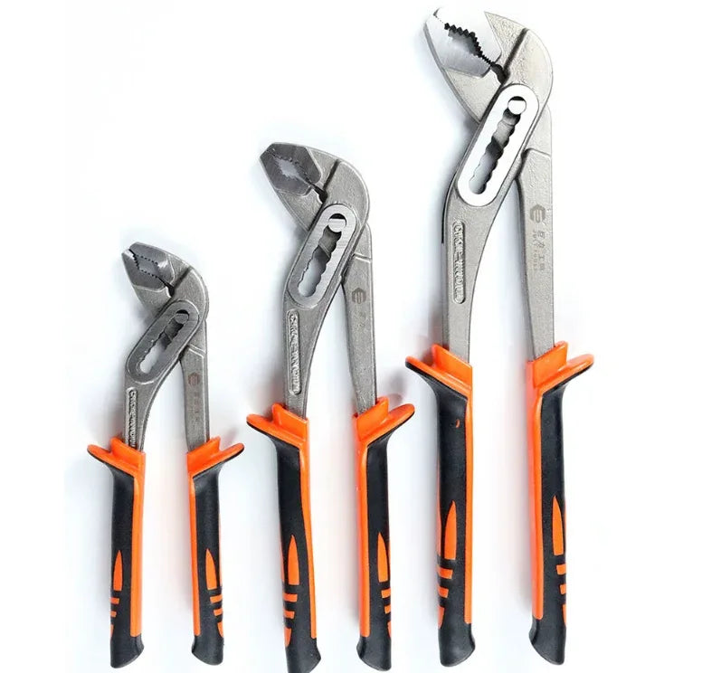 large nose pliers for pipe repair and maintenance