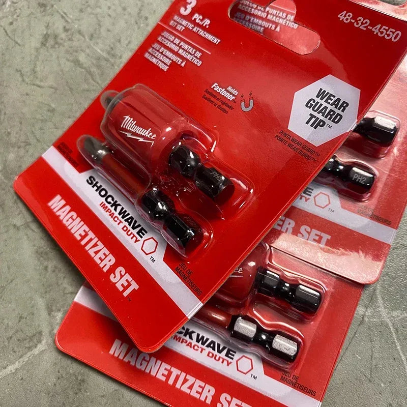 Milwaukee 48-32-4550 SHOCKWAVE Impact Duty Magnetic Attachment & PH2 Bit Set – 3PC