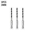 3/5pcs 3 4 5 6 7 8 10mm Quick Change Metal Tools 1/4" Hex Shank Wood HCS Drill Bit Set Round handle